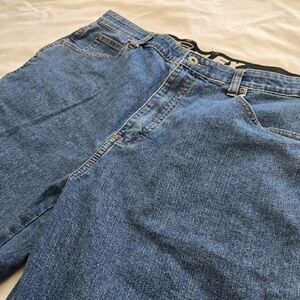 Dickies Men’s 36 Flex Denim Shorts Blue Stretch Casual Workwear